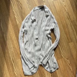 American Eagle cream knit cardigan